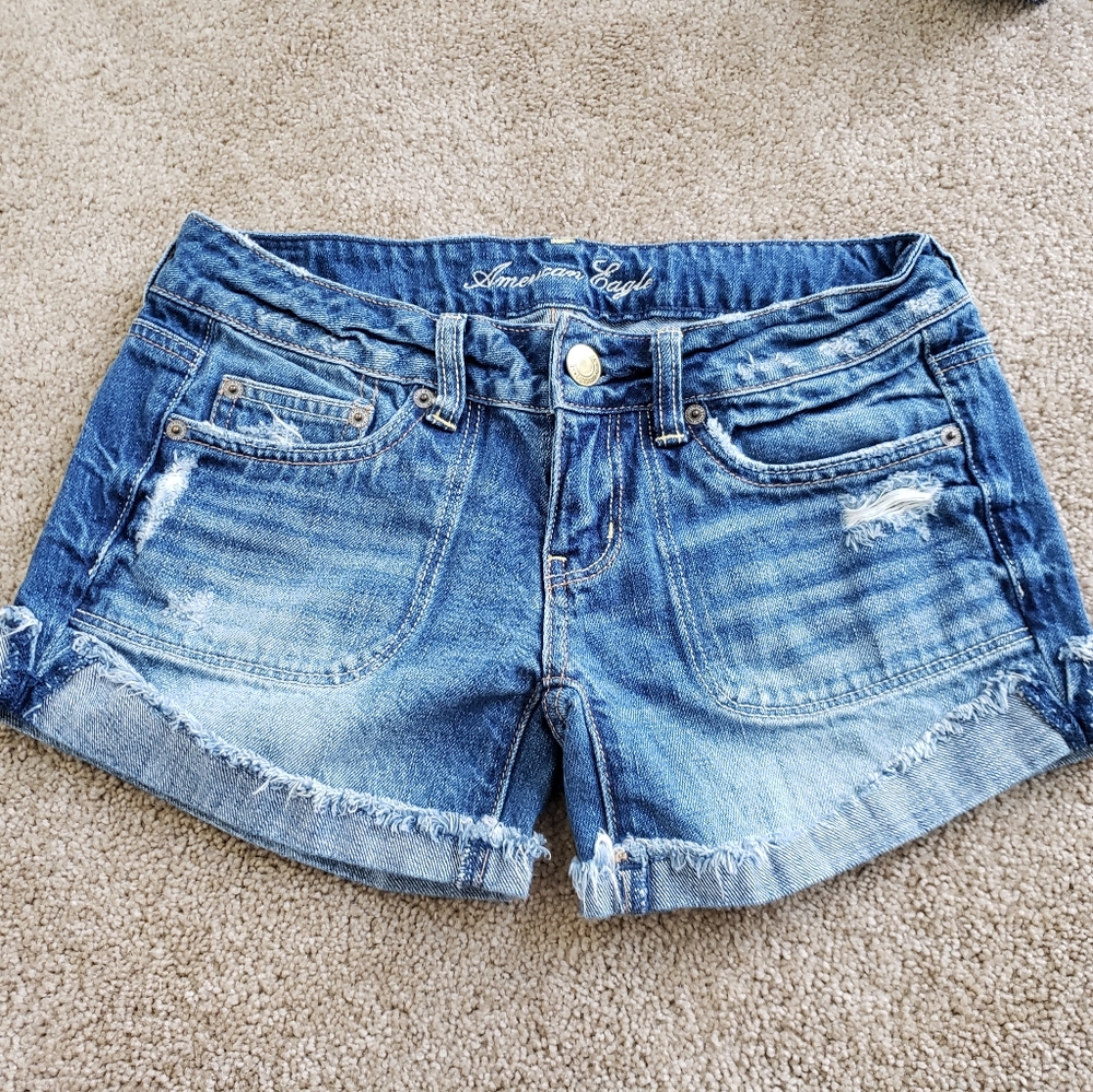 American eagle denim shorts